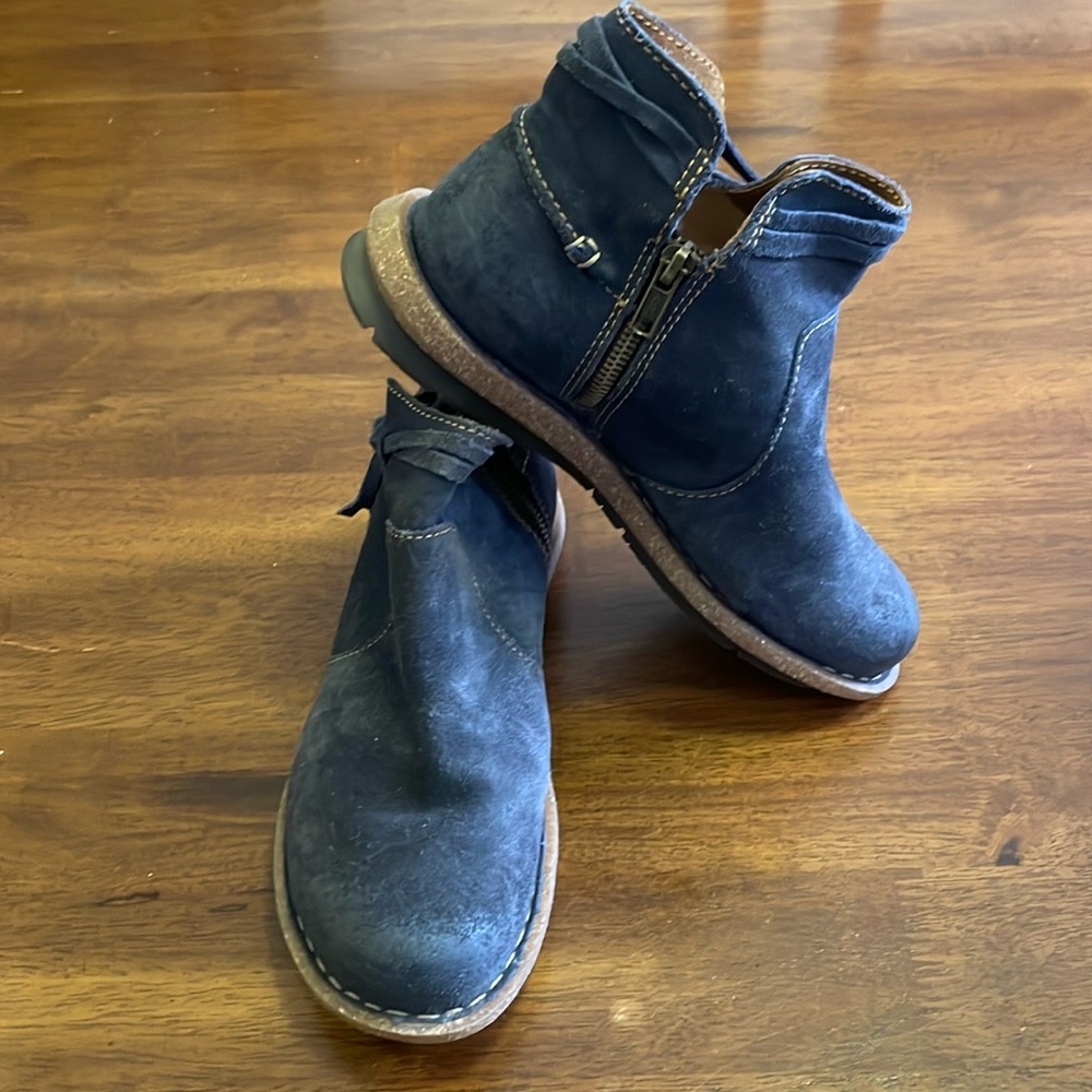 Blue Suede Shoes by Born Sz 7.5